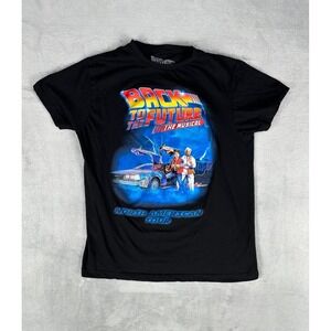 Back To The Future Musical T Shirt Mens Size Medium Black North American Tour